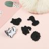 7 Stück/Set Gojo Satoru und Katze Emaille-Anstecker Anime-Charakter Augenmaske Manga-Anstecknadeln Abzeichen Metall-Anstecker für Rucksack Revers Schmuckzubehör