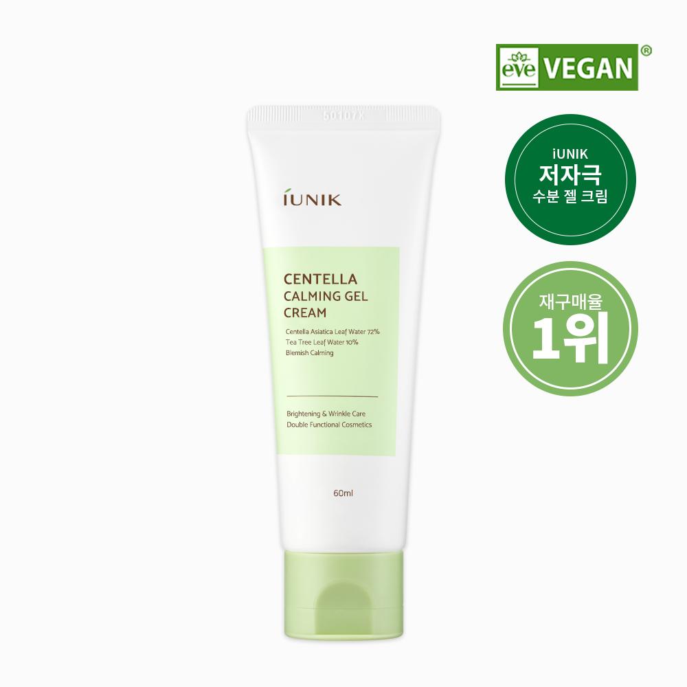 IUNIK Centella Calming Gel Cream 60ml - Soothing Balance, Korean