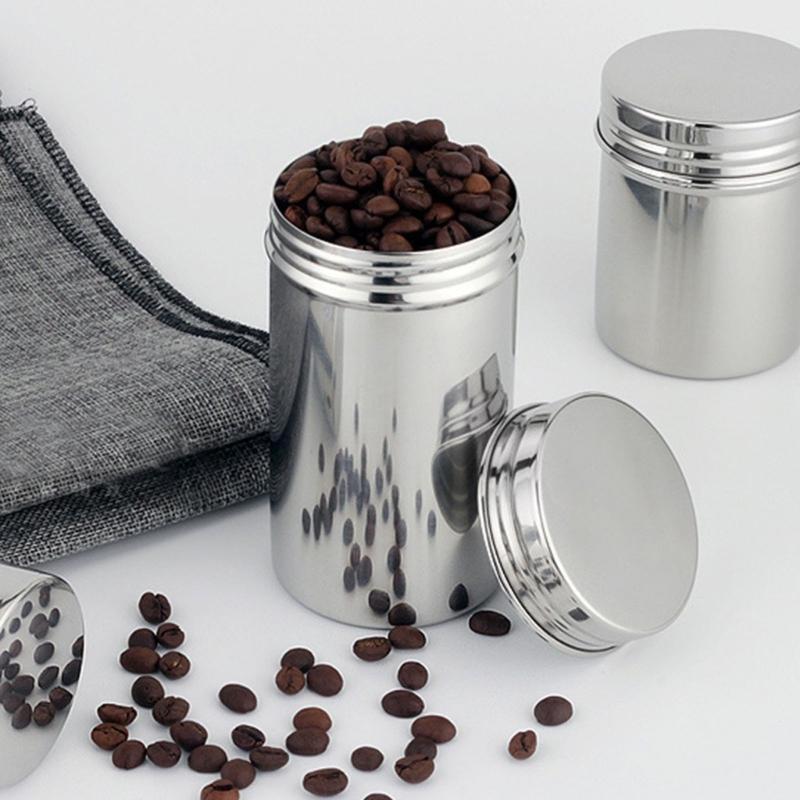 Auslaufsicherer, rostfreier Stahl Vorratsbehälter für Trockenfutter Kompaktes Design für Kaffee, Tee, Snacks, Reise, Outdoor-Gebrauch