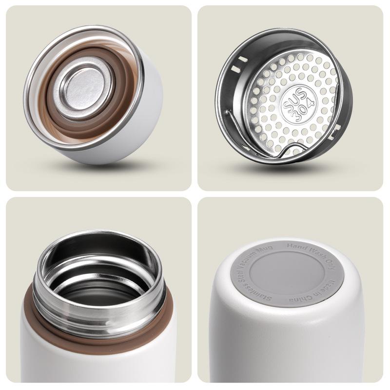 111 Stainless Steel Thermos Cup Mini High-value Women's Tea Water Cup Student Portable Couple Pocket Cup Gift Cup