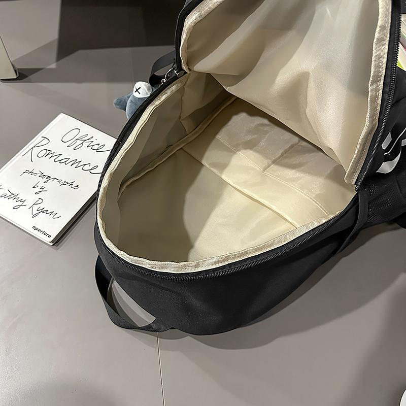 Men Letter Backpack Women Lightweight Large Capacity Backpack