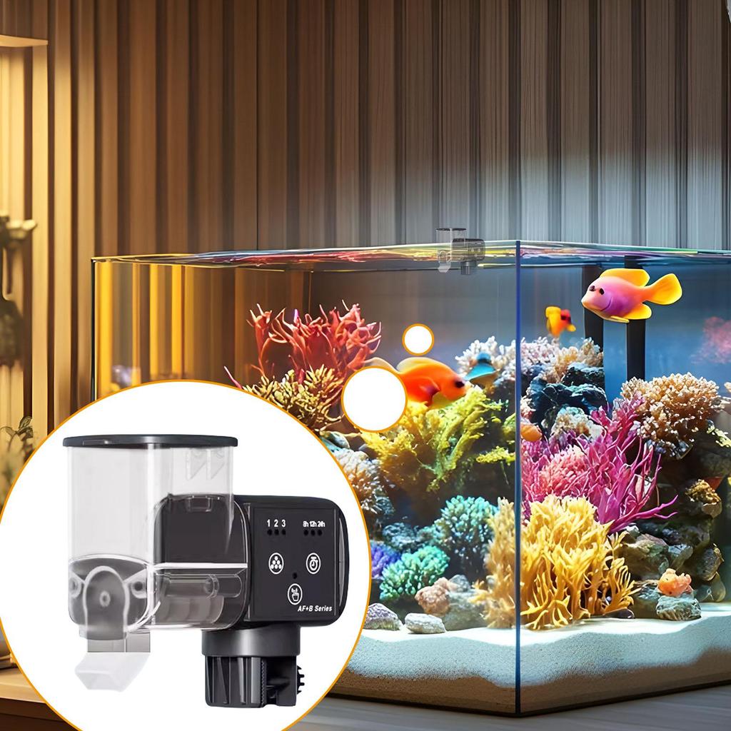 Fish Feeder Smart Precise Feeding Dispenser Aquarium Automatic Feeder For Vacation Weekend Day Traveling Pond Turtle Pellet