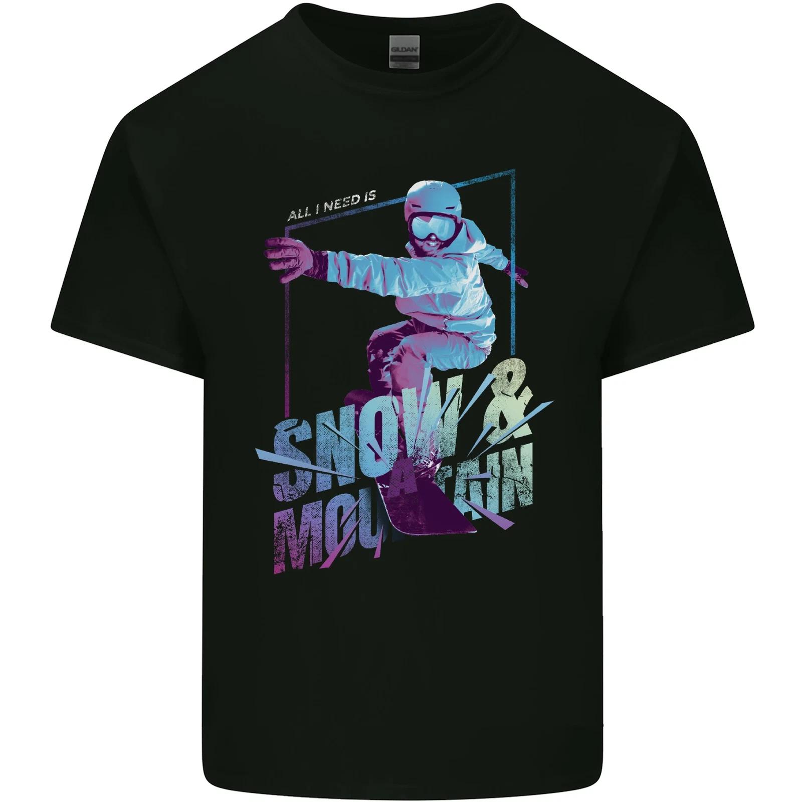 

All I Need Is Snow and a Mountain Kids T-Shirt Childrens S