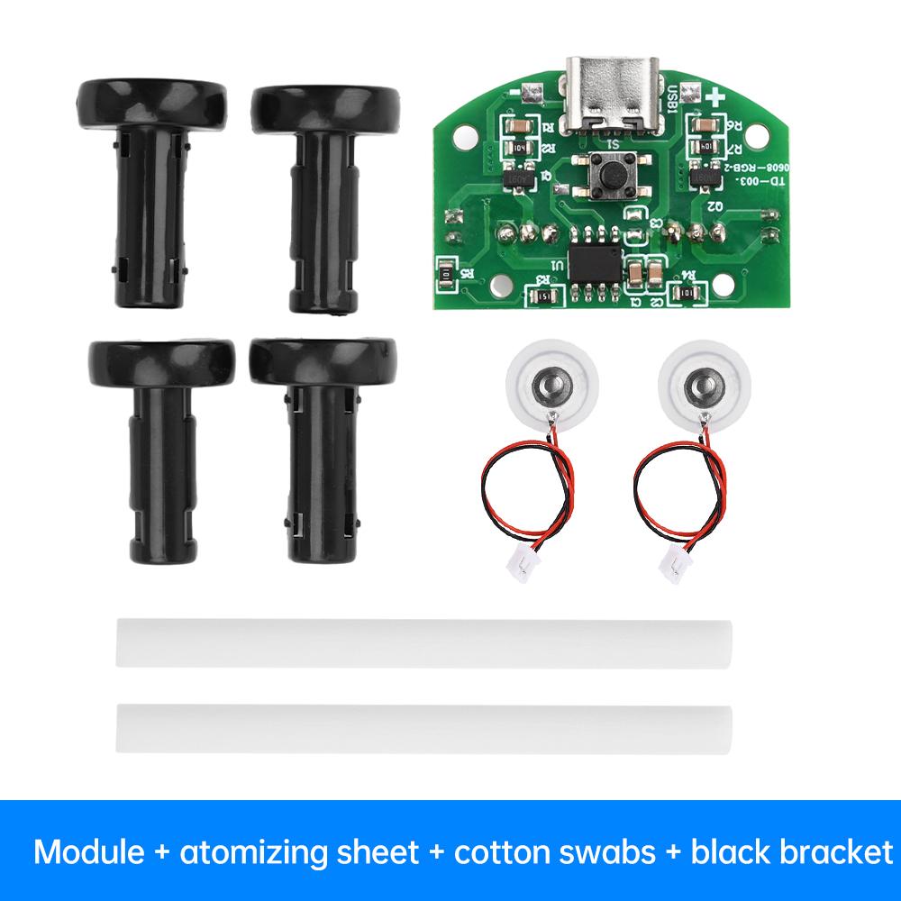 

Type-C USB 5V 20mm Ultrasonic Atomizing Humidifier Module DIY Ultrasonic Nebulizer TYPE-C Interface чорний