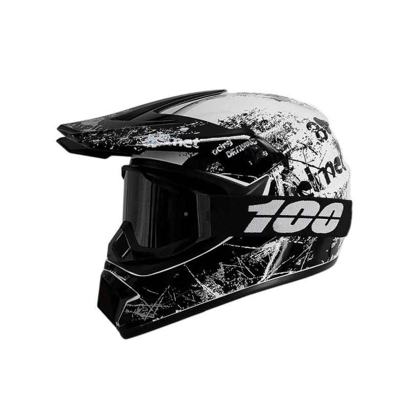 Full Face Motorcycle Helmet Off-Road ATV Mountain Bike Downhill Kart Adult Use ABS Material