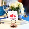 1Pcs Table Number Holders 5.5*5cm Hemispherical Tower Shaped Card Clips for Christmas Thanksgiving Dinner Decor