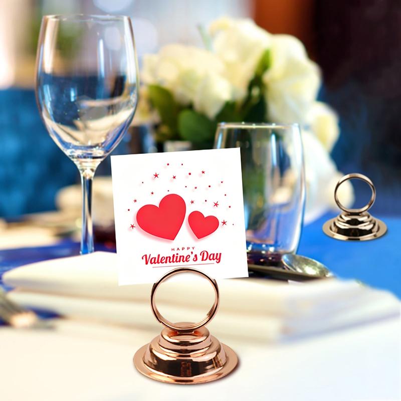 1Pcs Table Number Holders 5.5*5cm Hemispherical Tower Shaped Card Clips for Christmas Thanksgiving Dinner Decor