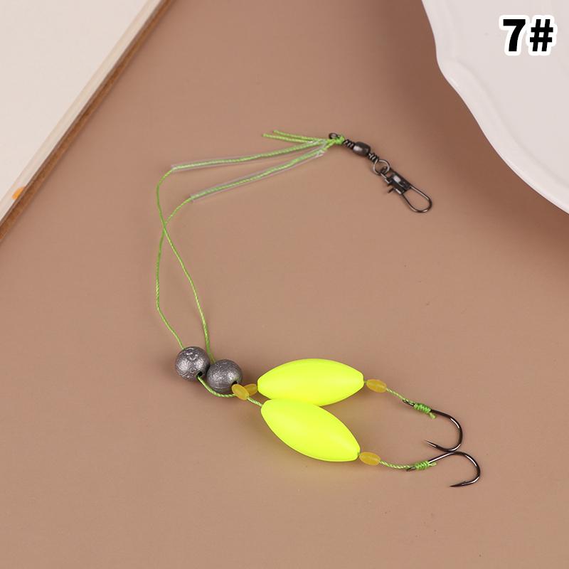 

1 шт. 2 крючка Рыболовные поводки Крючок Iseni Крючок с бородкой Карповый рыболовный крючок Готовый к использованию Размер 3#-14# Карповые поводки Рыболовная приманка 7