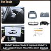 Screen Swivel Mount for Tesla Model 3 Highland Model Y Juniper 2026 Center Console Screen Rotating Bracket Kit Car Accessories