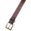 Ceinture - LEONARDO VERRELLI - Modèle 90 cm - Cuir véritable - Marron - Boucle ardillon