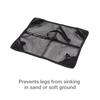 Helinox Home, Deco & Beach Ground Sheet for Comfort & Tactical Chairs, Black, 19759006001001