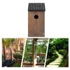 Hanging Wooden Bird House DIY Breeding Parrots Bird Nesting Box For Outdoor Garden Decoration