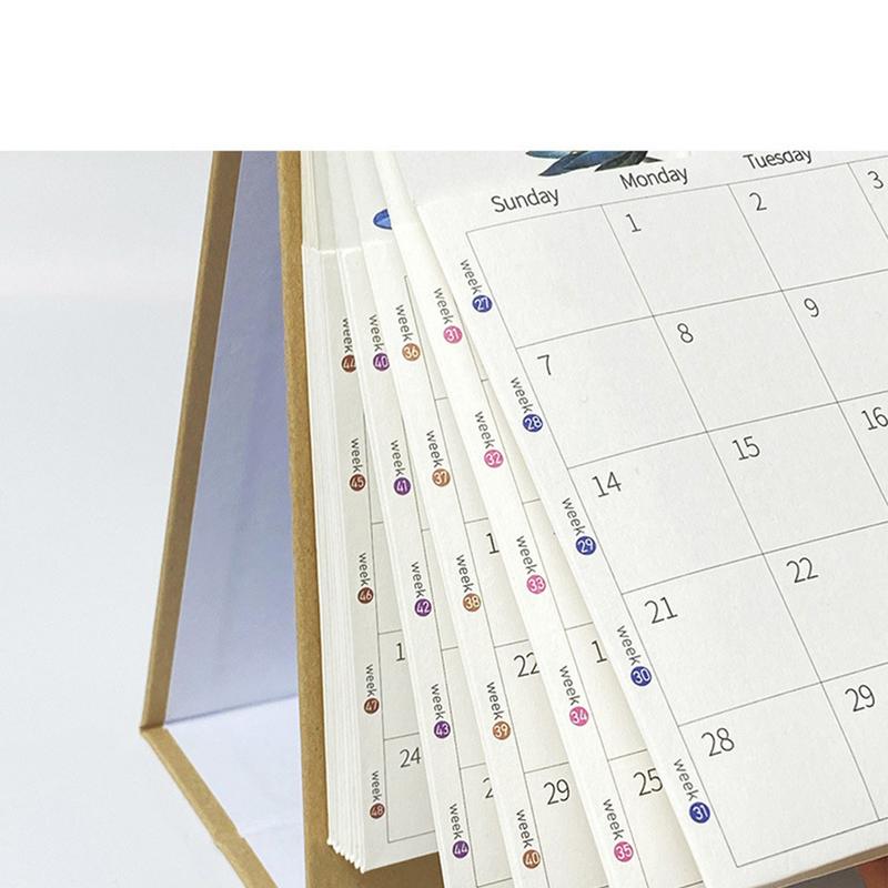 2025 new planning calendar with 12 months desktop office calendar multi-function record calendar planning calendar