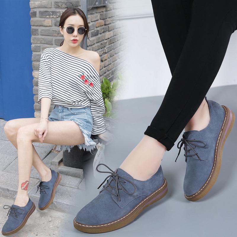 Spring 2020 Casual Ladies' Leather Shoes: British Style for Mothers