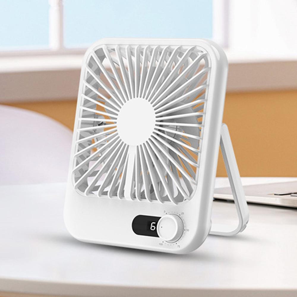 SK-101 USB Powered Silent Fan 100 Wind Speeds Mini Summer Desktop Fan Cooler (CE,FCC Certified)