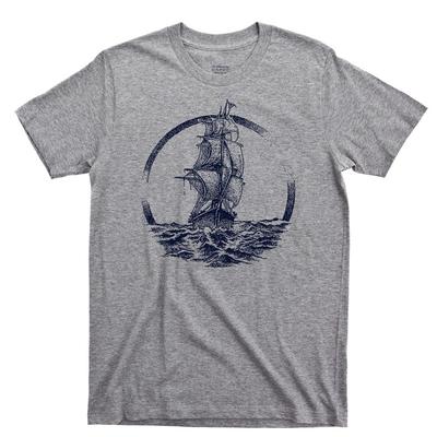 Piratenschiff T-Shirt Karibischer Freibeuter Beute Aye Ahoi Kumpel Fliegender Holländer T-Shirt