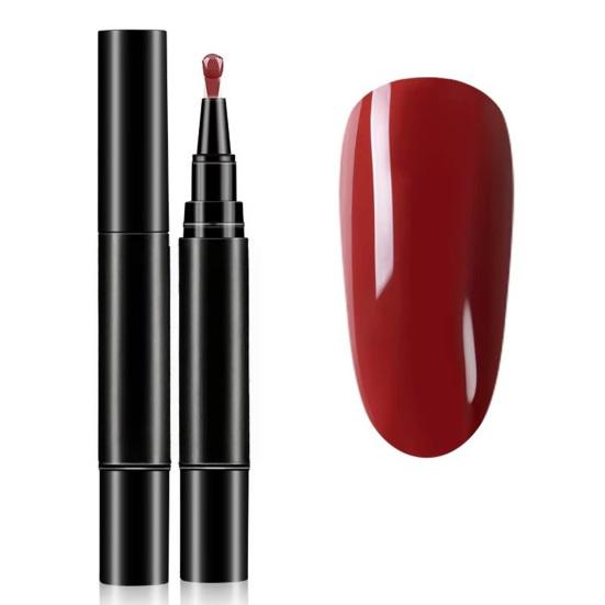 1/6 db Körömlakk Toll 3 az 1-ben Gyorsan Száradó Hosszú Ideig Tartó Magas Fényű DIY Manikűr Körömfestés Természetes Nude Nőknek Lányoknak Körömre Lábkörömre Gél Lakk Toll