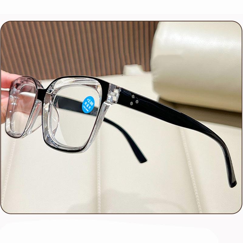 Vintage Anti Blue Light Square Reading Glasses Women For Man Myopia Customize Prescription Optical Lens Candy Eyeglasses Frame