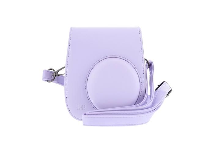 Housse - tnb - lensy - compatible fujifilm instax mini 12 - couleur violet - protection appareil photo
