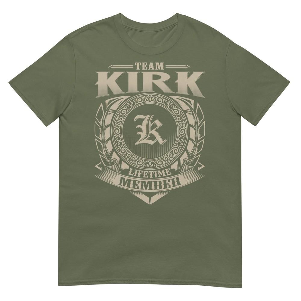 Team Kirk Lifetime Member Surname Kirk Family Name Vintage Tshirt