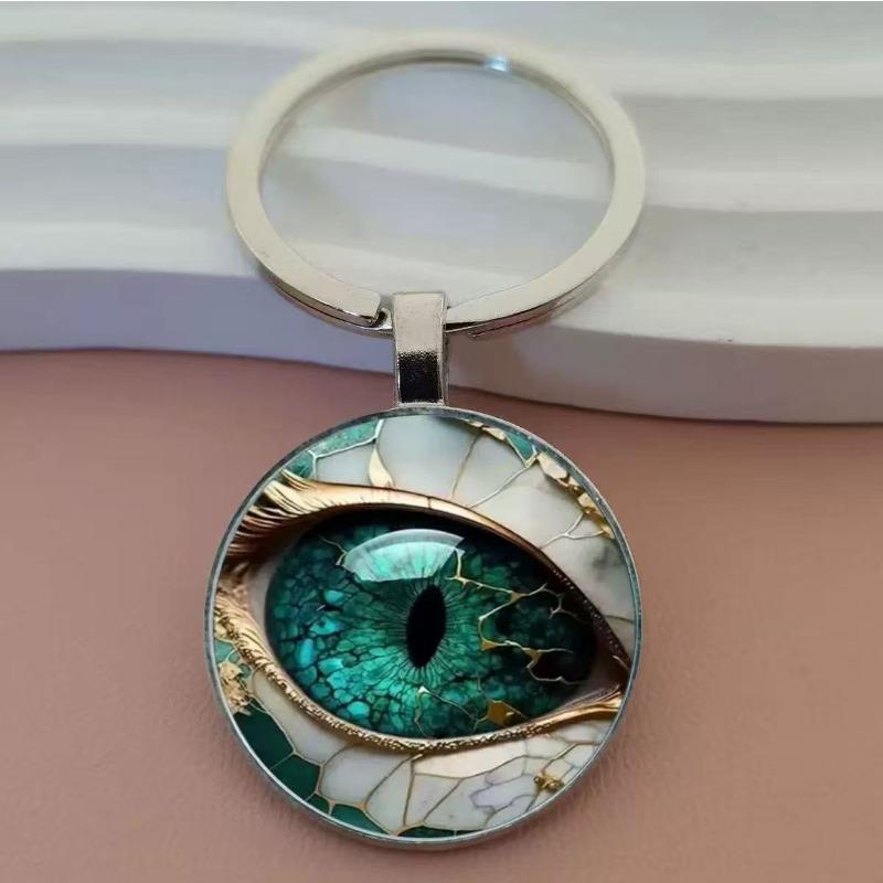 Mystery Eye Vintage Zinc Alloy Keychain - Men's Unique Fashion Accessories, Perfect Gift Choice,