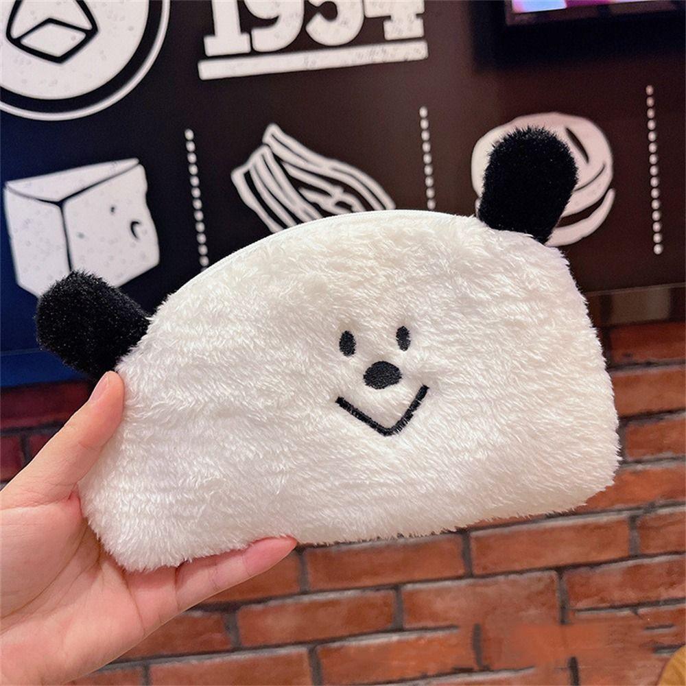 Stuffed Bag Plush Pencil Case Large Capacity Studnet Pen Bag Stationery Storage Bag  Grils Gift