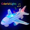 Electric Airplane Toy With Led Light And Sound Automatic Moving Airplane Model Toy Airplane Model For Birthday Kids