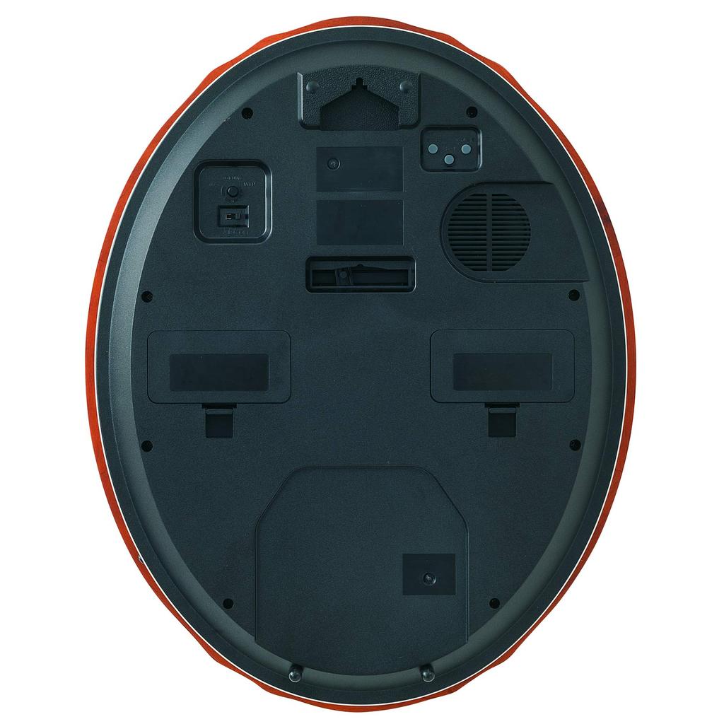 Seiko Clock AM257B Wall Melody Triple Decorative Wooden Brown Clock, Clock, Radio-Controlled Analog, Selection, Melody, Pendulum, Frame,