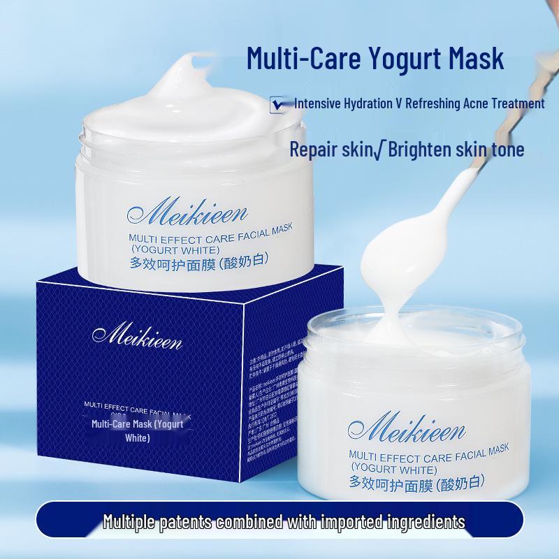 Многофункциональная йогуртовая восстанавливающая маска Carlyjie: Глубокое очищение и осветление тона