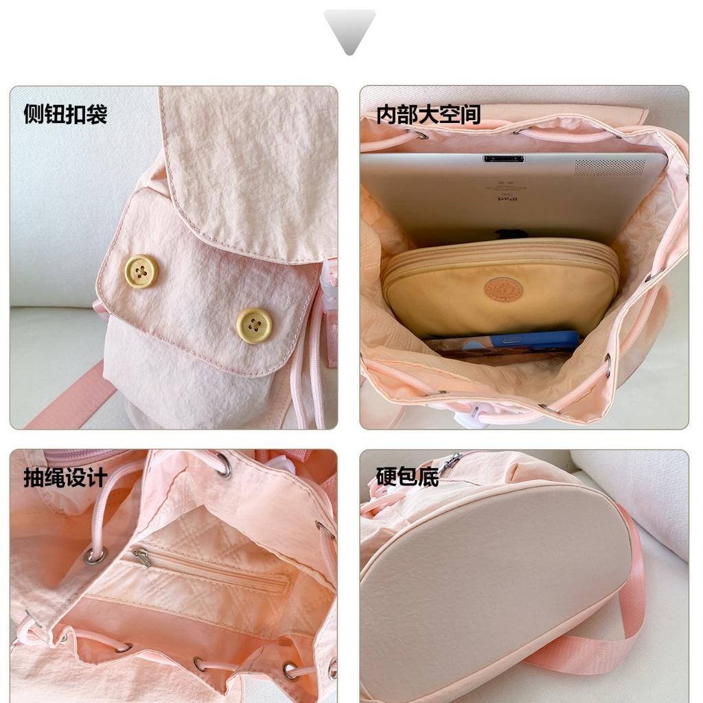 Schoolbag Backpack Girls Outdoor Waterproof Travel Lightweight Design Sense Niche Small Backpack School Bag College Student Mountaineering Bag