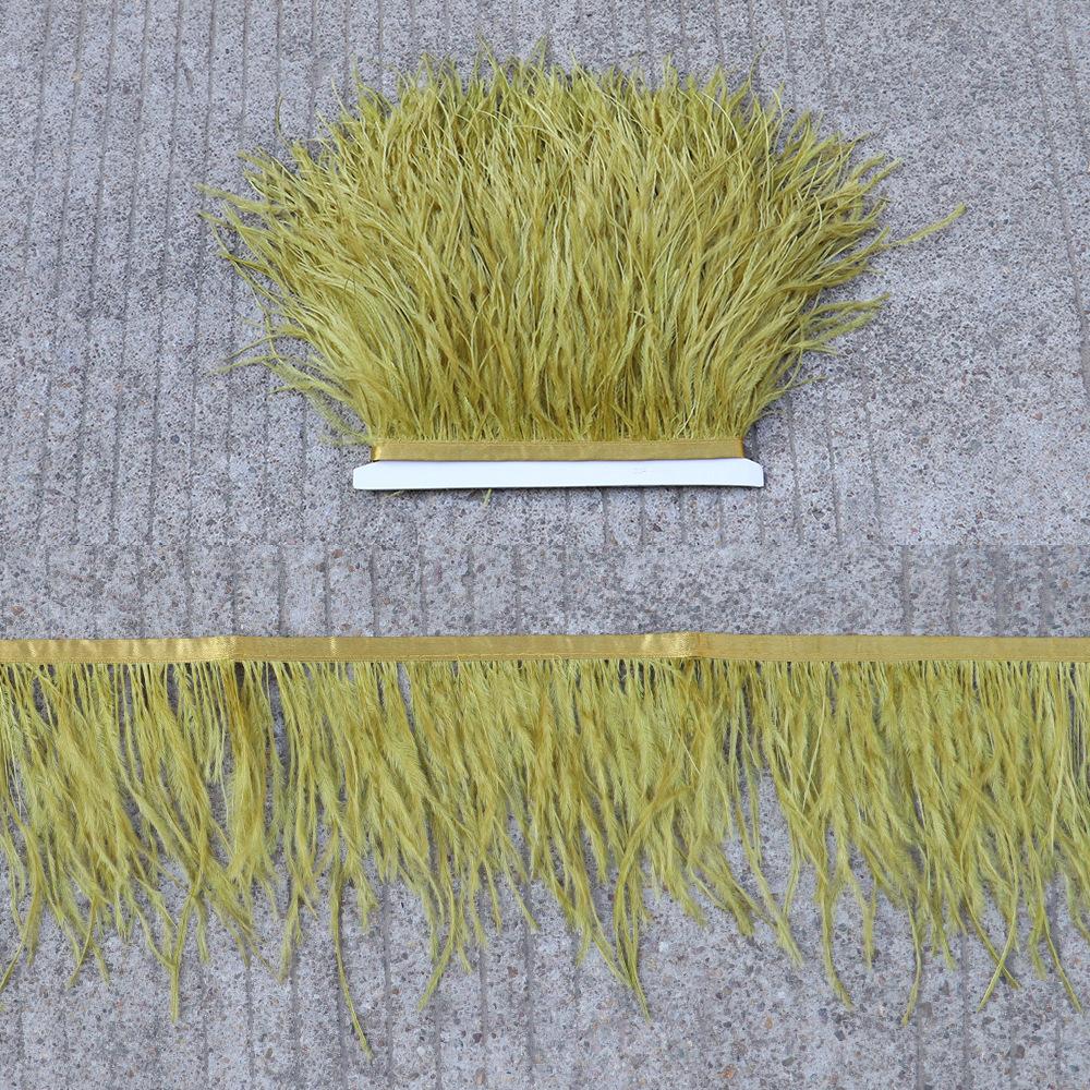 Thickened Encryption Ostrich Hair Cloth Edge 10-15Cm Feather Clothing Skirt Accessories