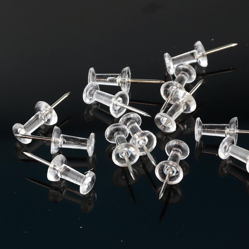 

Прозрачные Т-образные булавки для пробковых и фетровых досок - Идеально подходят для воспитателей детских садов, длина 11 мм Standard