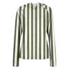 Women's Lightweight Zip Up Hoodie with Hood and Pockets Long Sleeve Striped Sun Protection Jacket for Outdoor Activities