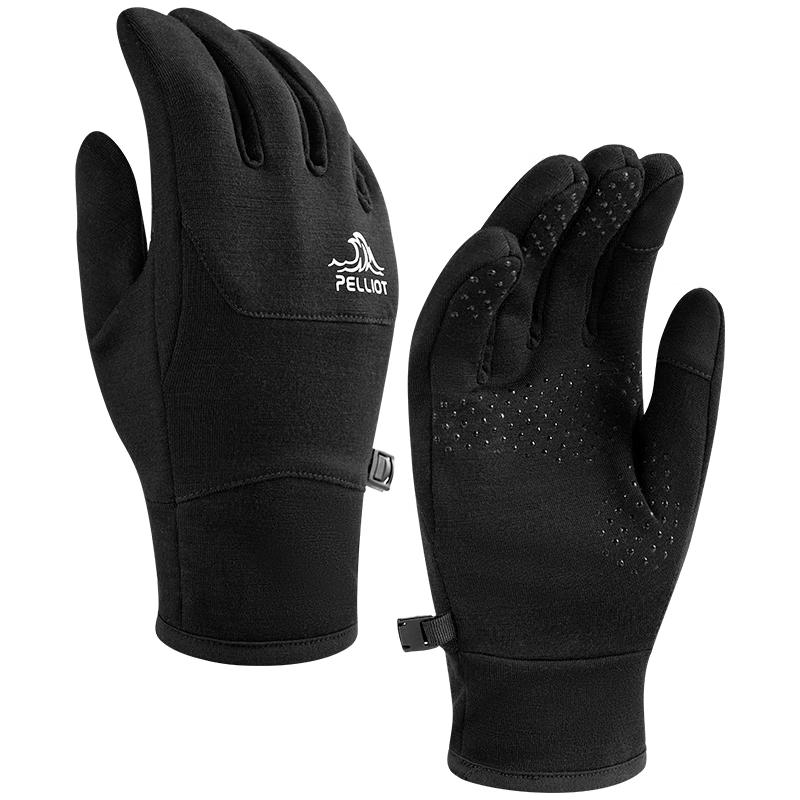 Pelliot Unisex Merino Wool Winter Touchscreen Gloves S