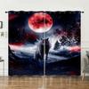 Curtain Animal Wolf Bear Curtain Digital Printing Blackout Curtain No Punching