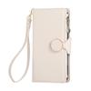 For Xiaomi 17 Case Zipper Wallet Leather Phone Cover with Wrist Strap