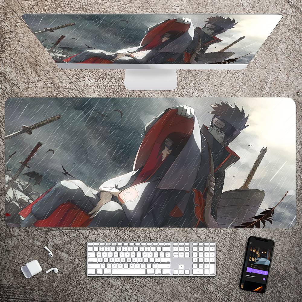 Naruto Aakatsuki Mousepad Xxl Large Mouse Pad NonSlip Keyboard Desk Mat Office Accessories
