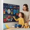 Farm Animals Story Busy Board 4 IN 1 Themed Storytelling Farm Sea Zoo Vehicle Early Learning Interactive Wall Hanging Gifts