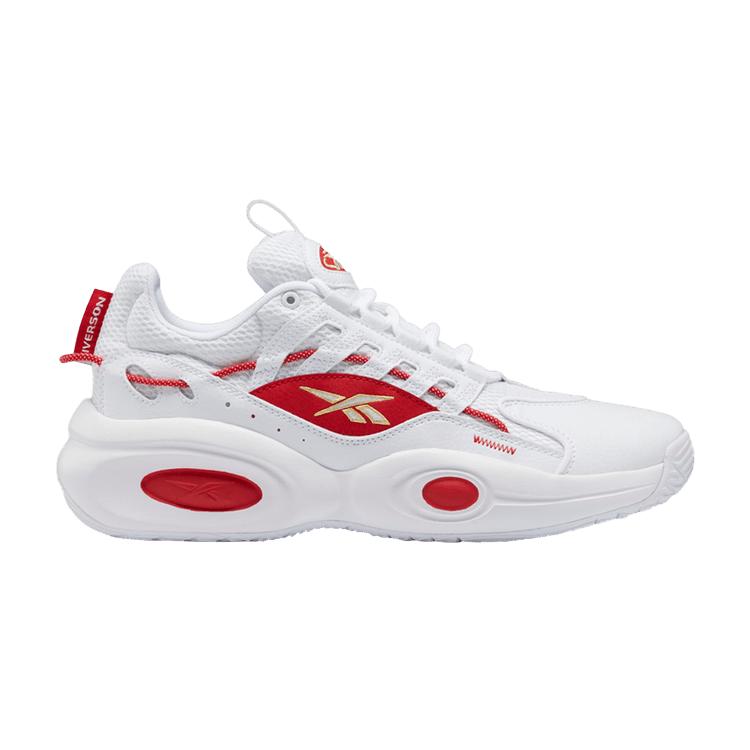 Reebok Solution Mid White Vector Red Unisex Sneakers Footwear-White Matte-Gold GX8926