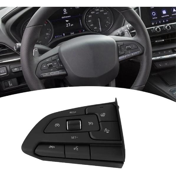 Car Steering Wheel Cruise Control Button Switch with Heating Function Compatible with Cadillac XT4 2019-2021 Replacement