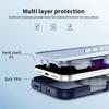 3IN1 Shockproof Armor Phone Case For iPhone 17 Air 16/E 15 14 13 12 11 Pro Max Plus 360° Metal Magnetic Holder Translucent Cover