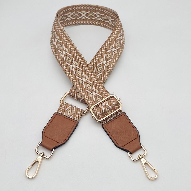 

Регульований шкіряний ремінь кросбоді - Жіночий плечовий аксесуар Gold Hook