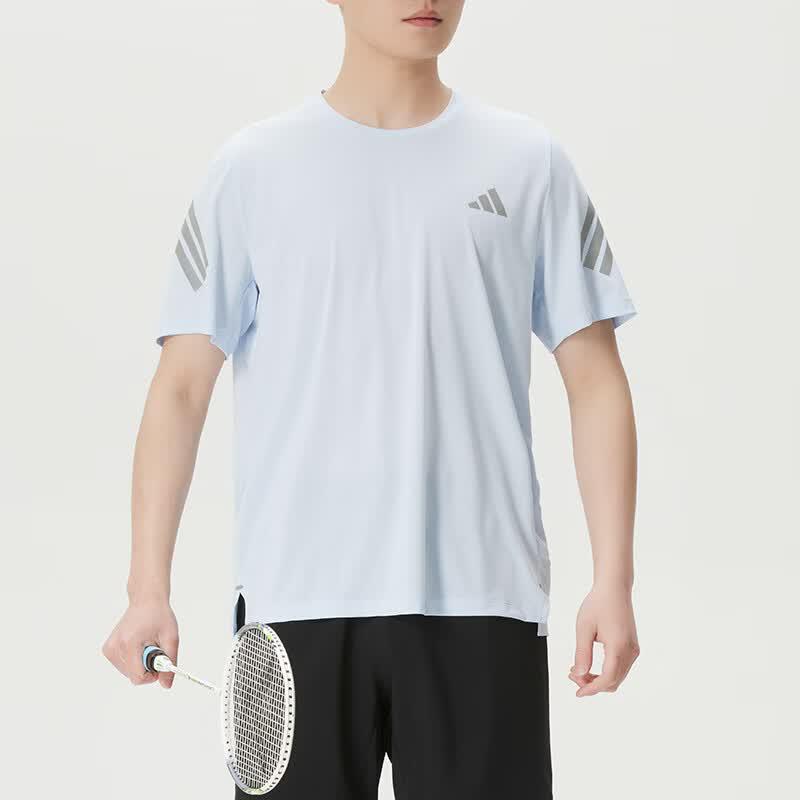 Adidas Men s JZ7699 Road Running Short Sleeve T-Shirt L