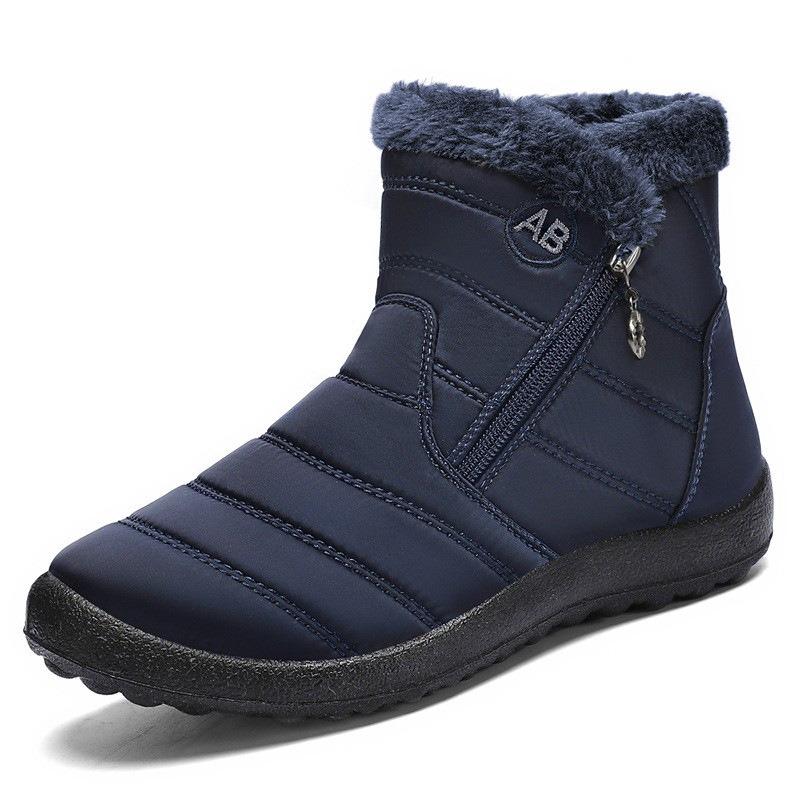 Cotton shoes women's large size women's boots new polyurethane long cotton boots warm high-top snow boots comfortable cotton boots