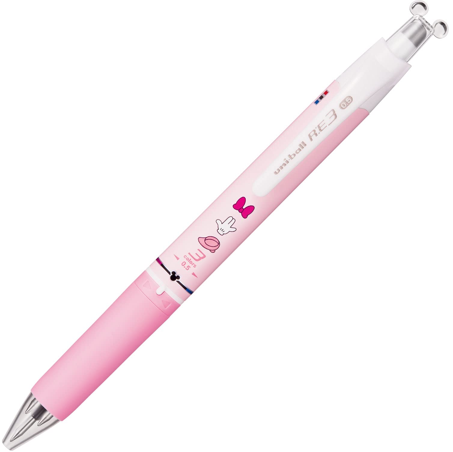

Mitsubishi Pencil Erasable 3 Color Ballpoint Pen Uniball RE3 Minnie 0.5 URE3600D05.MN