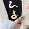 50Pcs Cartoon Stickers Various Lovely Snake Patterns Waterproof PVC Adhesive DIY Decoration Removable Suitcase Water Bottle Graffiti Stickers
