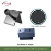 Auto Magnetischer Kabelloser Lade-Handyhalter Für Tesla Model Y Juniper Model 3 Highland 2021-2025 Transparente Basis OBD-Ladegerät