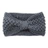 Effen Kleur Gebreide Hoofdbanden Winter Oorwarmers Gedraaid Elastisch Tulband Vrouwen Meisjes Haarbanden Pluche Gebreide Hoofddoek Hoofddeksel