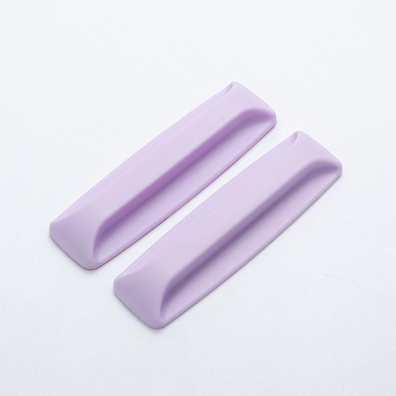 Black Adhesive Pull Handle for Windows, Cabinets, Drawers & Refrigerators - Punch-Free Plastic Design