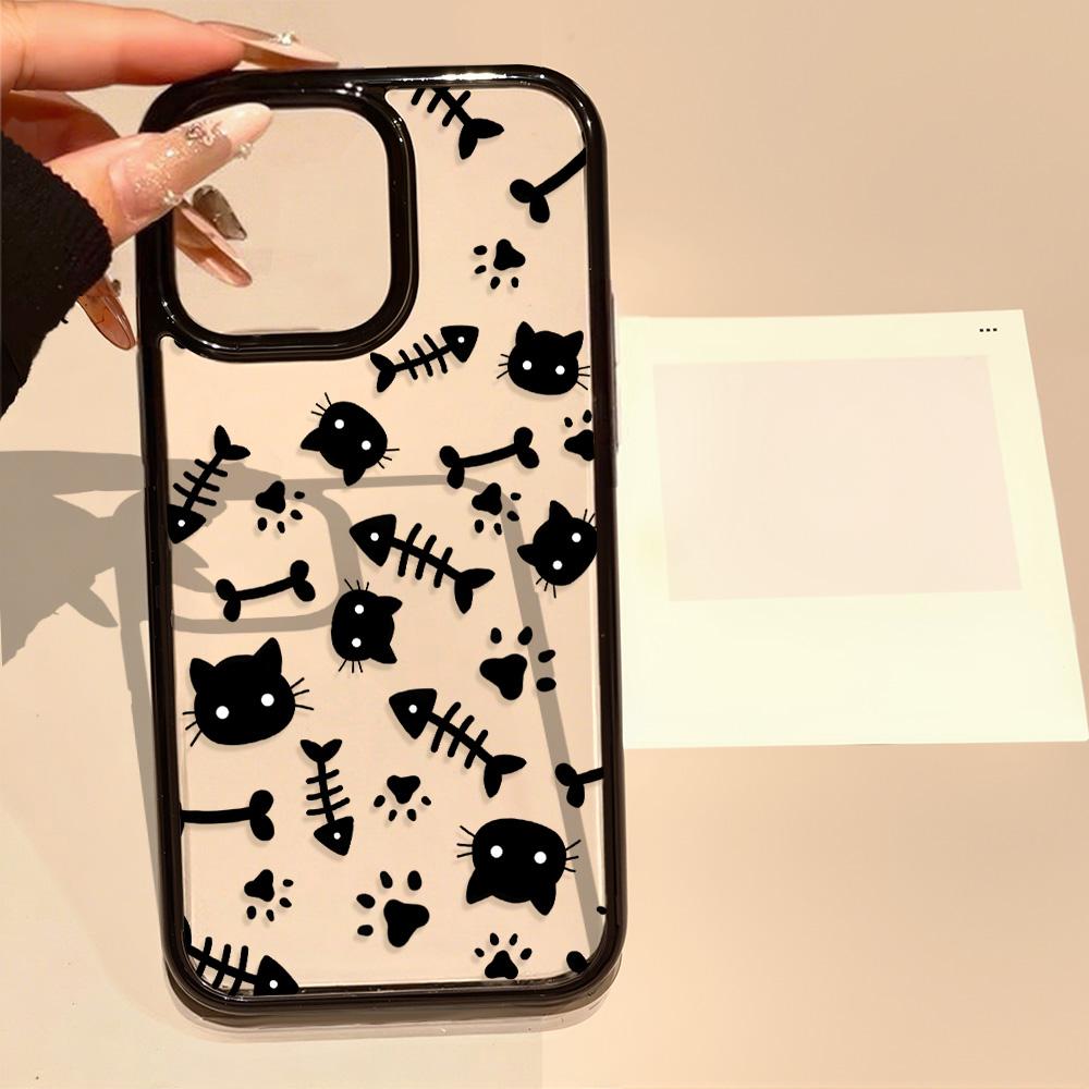 Acrylic Phone Case for iPhone 11 12 13 14 Pro 12 14 16 Pro Max for Samsung A16 A36 A56 S24 FE High-quality Painted Anti-fall Mobile Phone Case